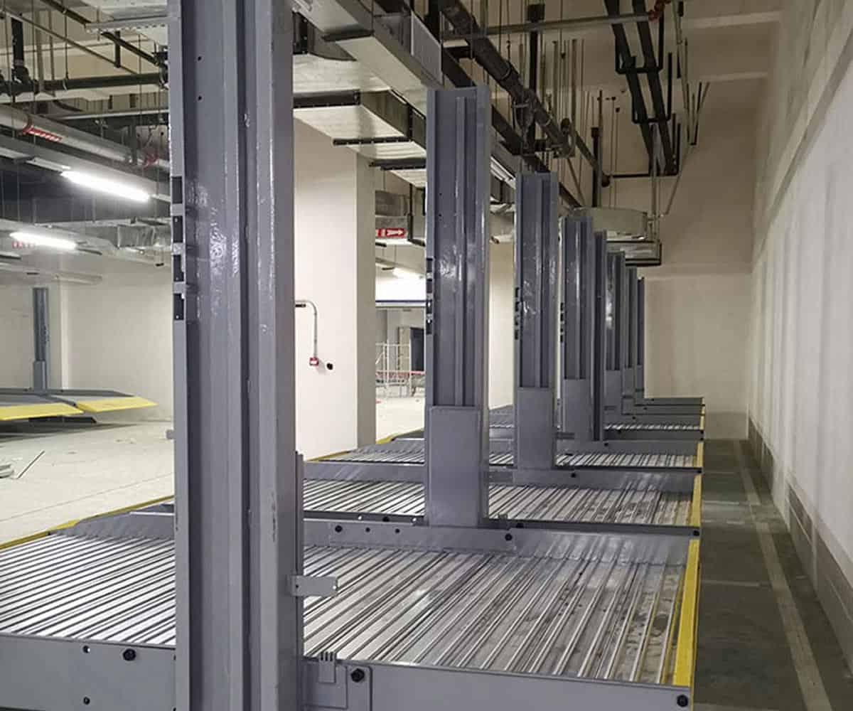 西疇二層簡(jiǎn)易升降立體車庫(kù)拆除