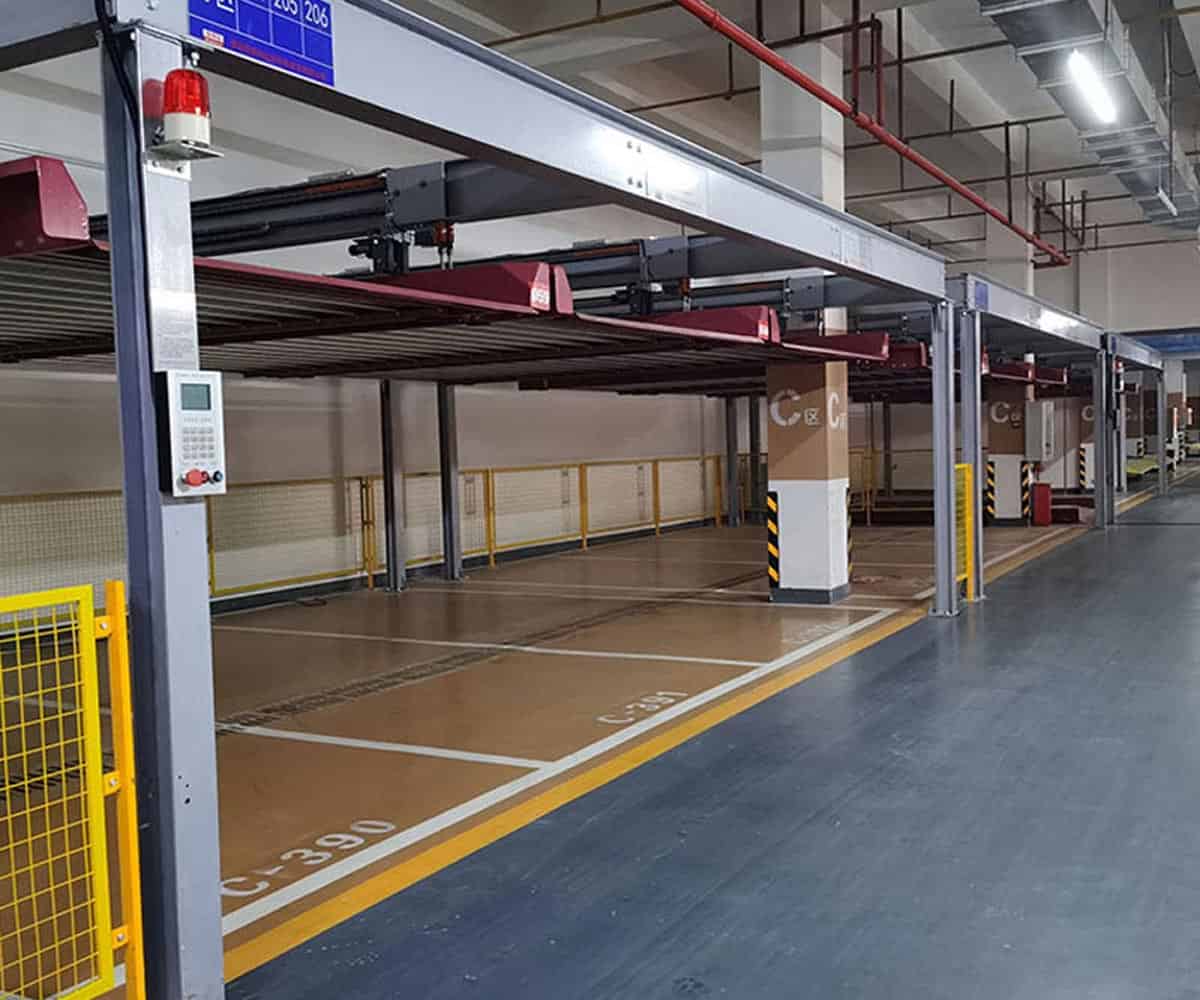 普洱四柱簡易式停車設(shè)備過規(guī)劃