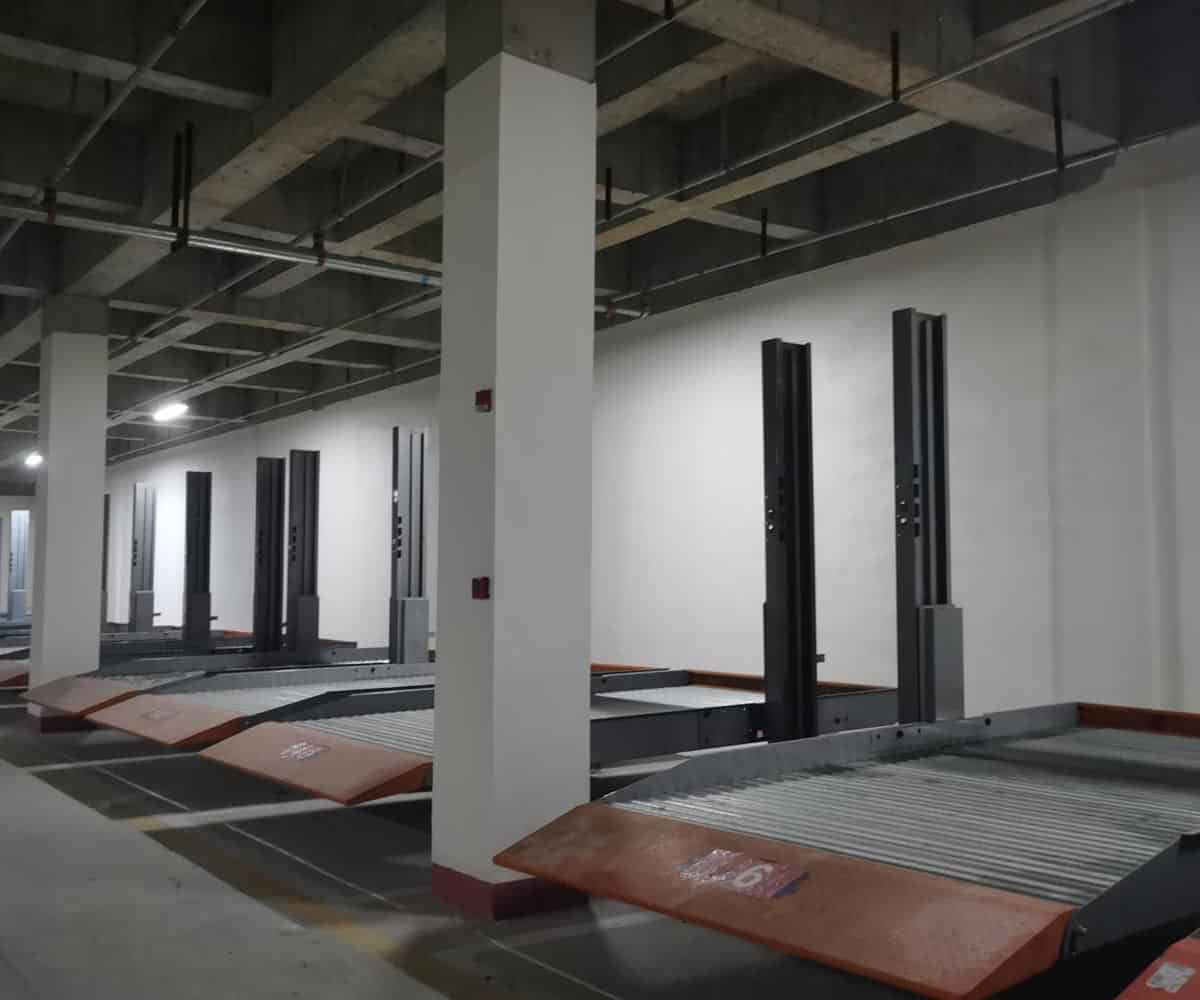 尋甸雙層升降橫移式機(jī)械停車位安裝