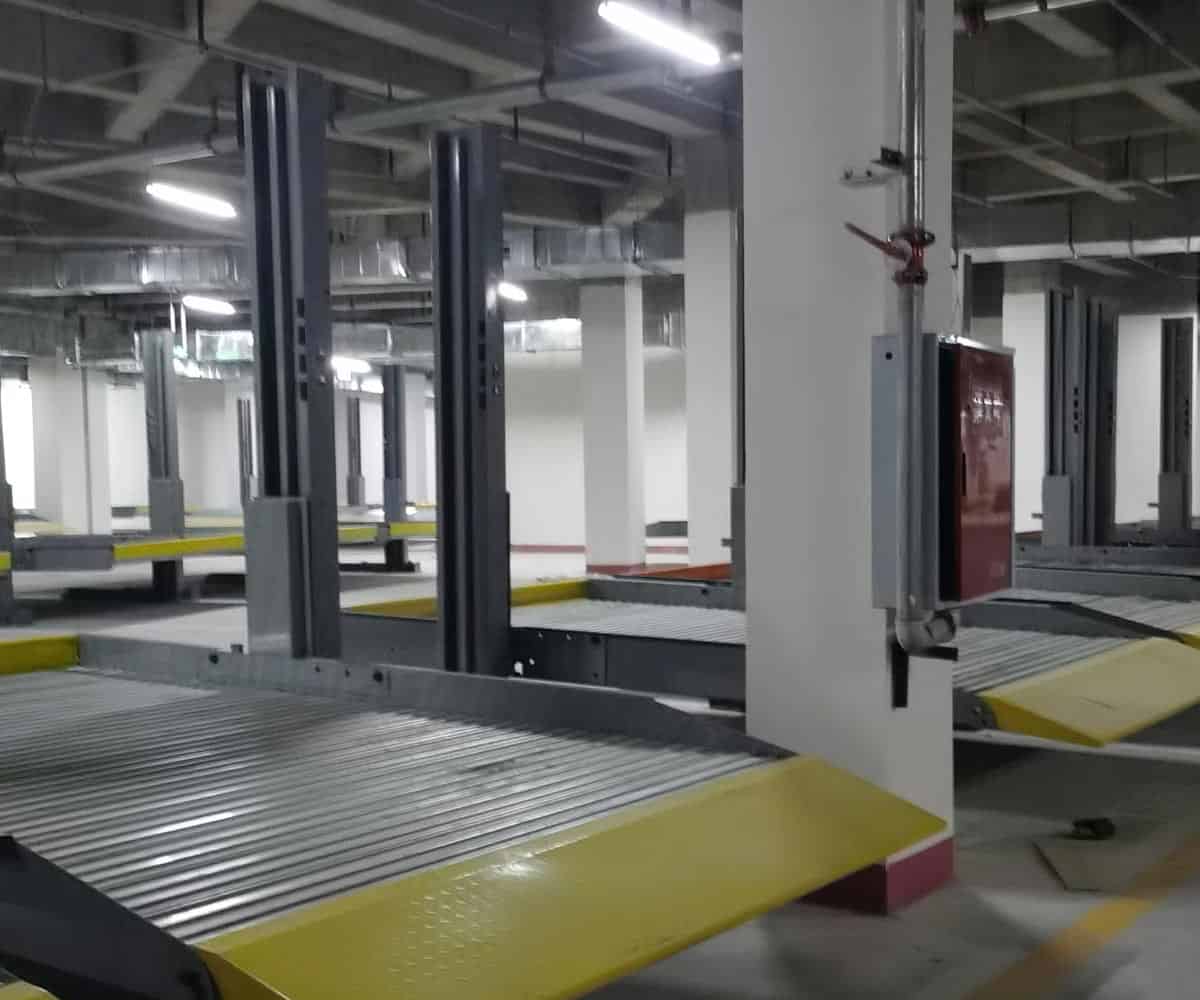 丘北升降橫移類機(jī)械車庫改造