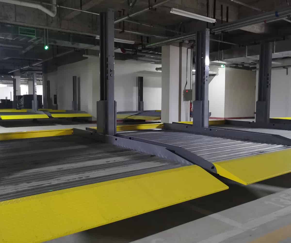 隆陽兩柱簡易式機械式立體車庫回收