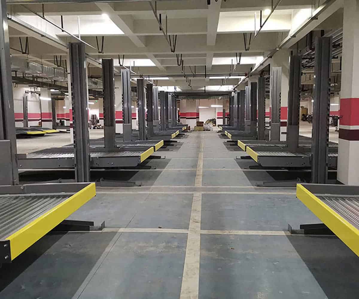 簡(jiǎn)易機(jī)械停車(chē)庫(kù)安裝