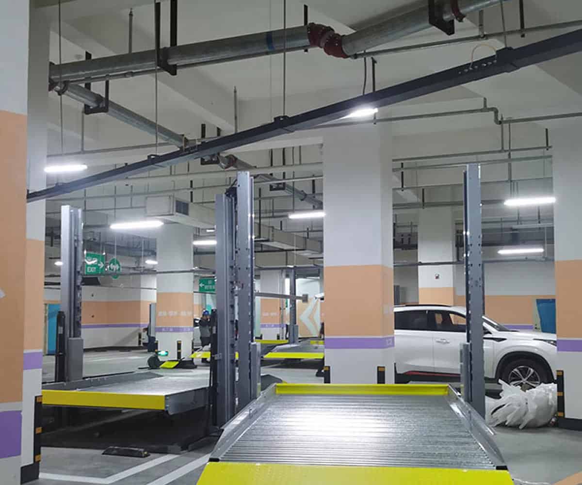 永德二層簡易升降停車立體車庫過規(guī)劃