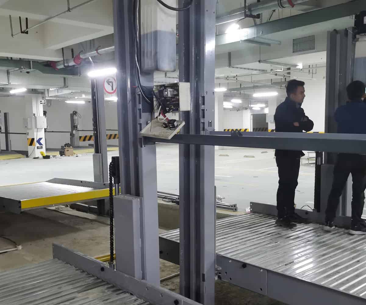 開遠(yuǎn)2柱停車位回收