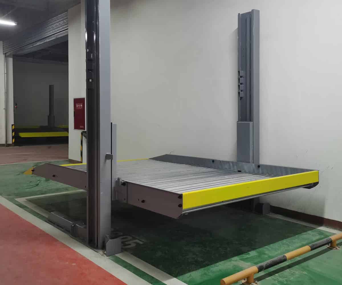 兩層升降機(jī)械式立體車(chē)庫(kù)拆除