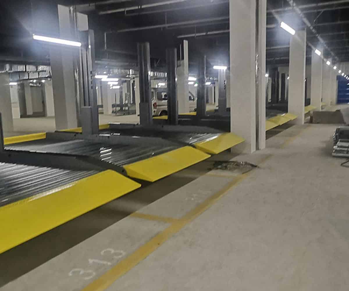 云龍2層立體車(chē)位回收