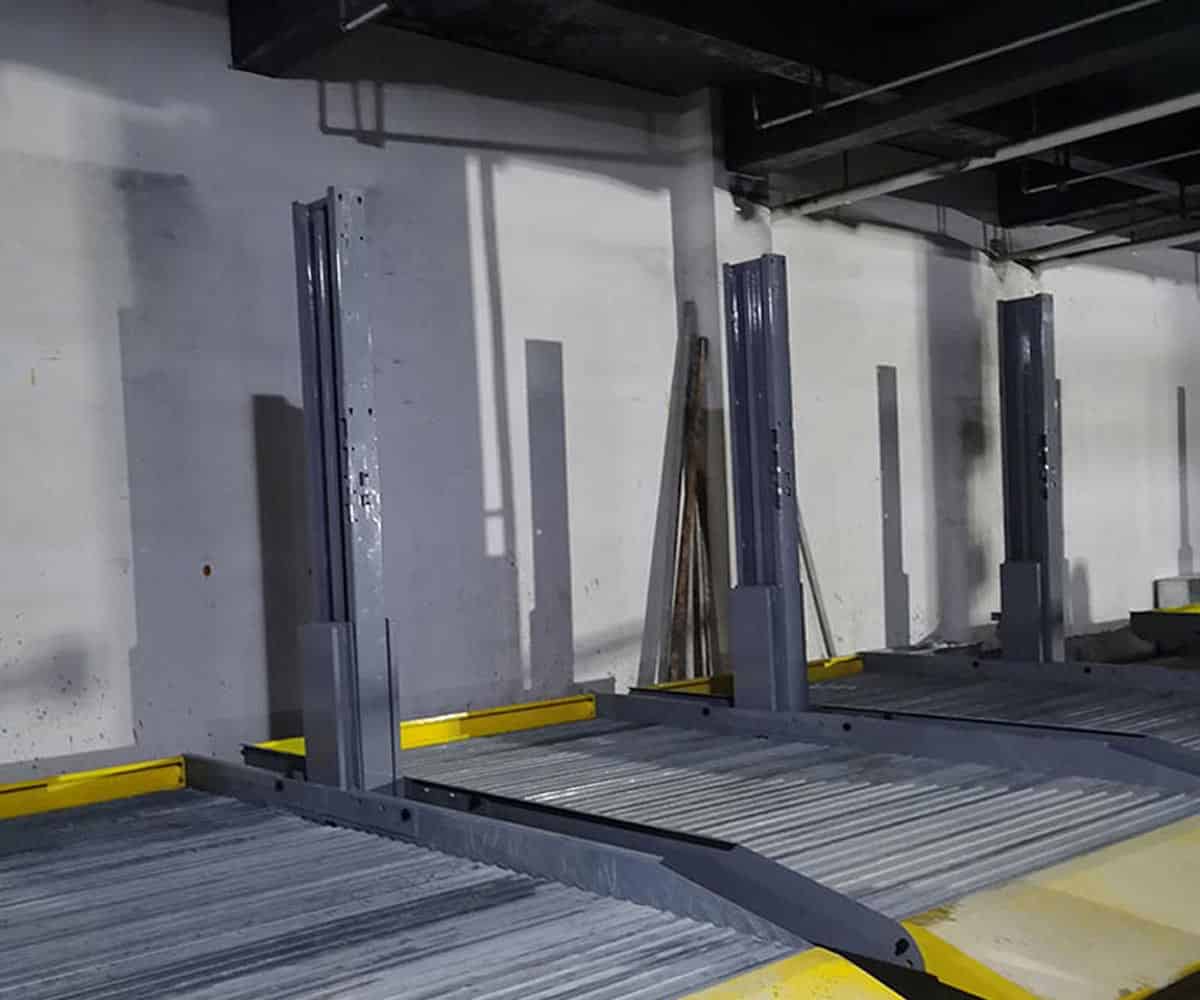 兩柱簡(jiǎn)易式停車立體車庫(kù)安裝