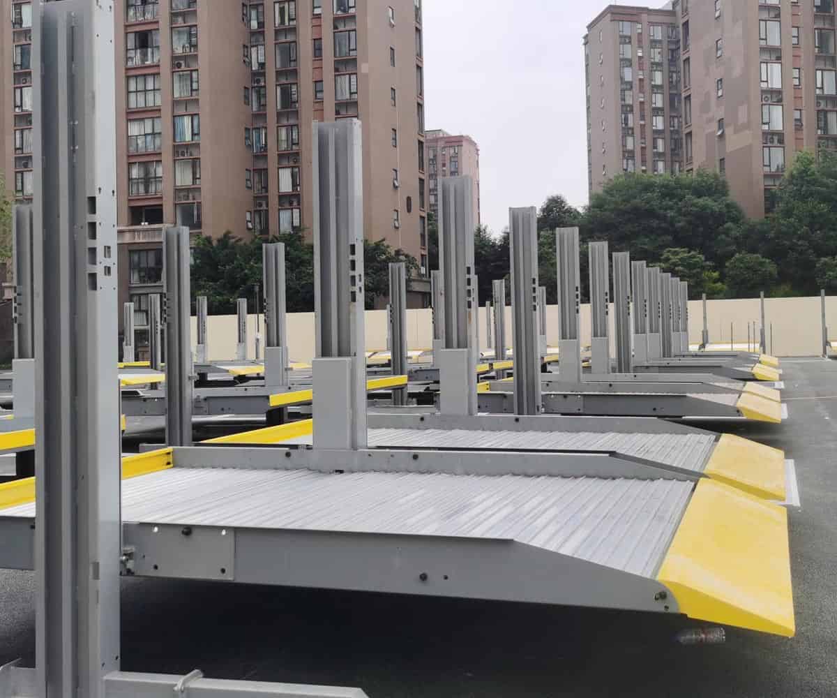 耿馬兩層升降機(jī)械式停車位改造