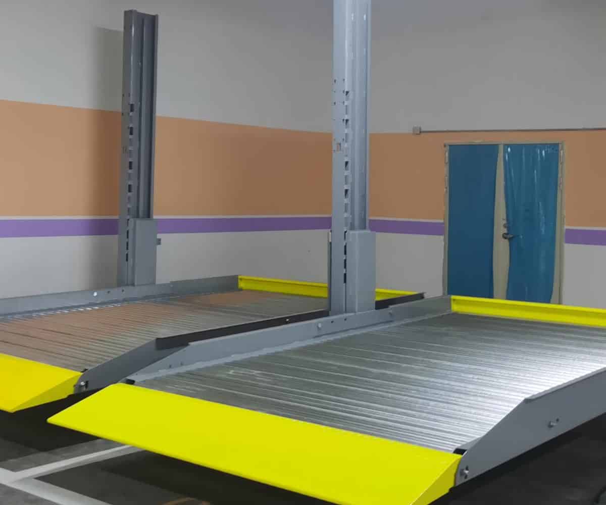 永平四柱簡易升降類停車庫長租