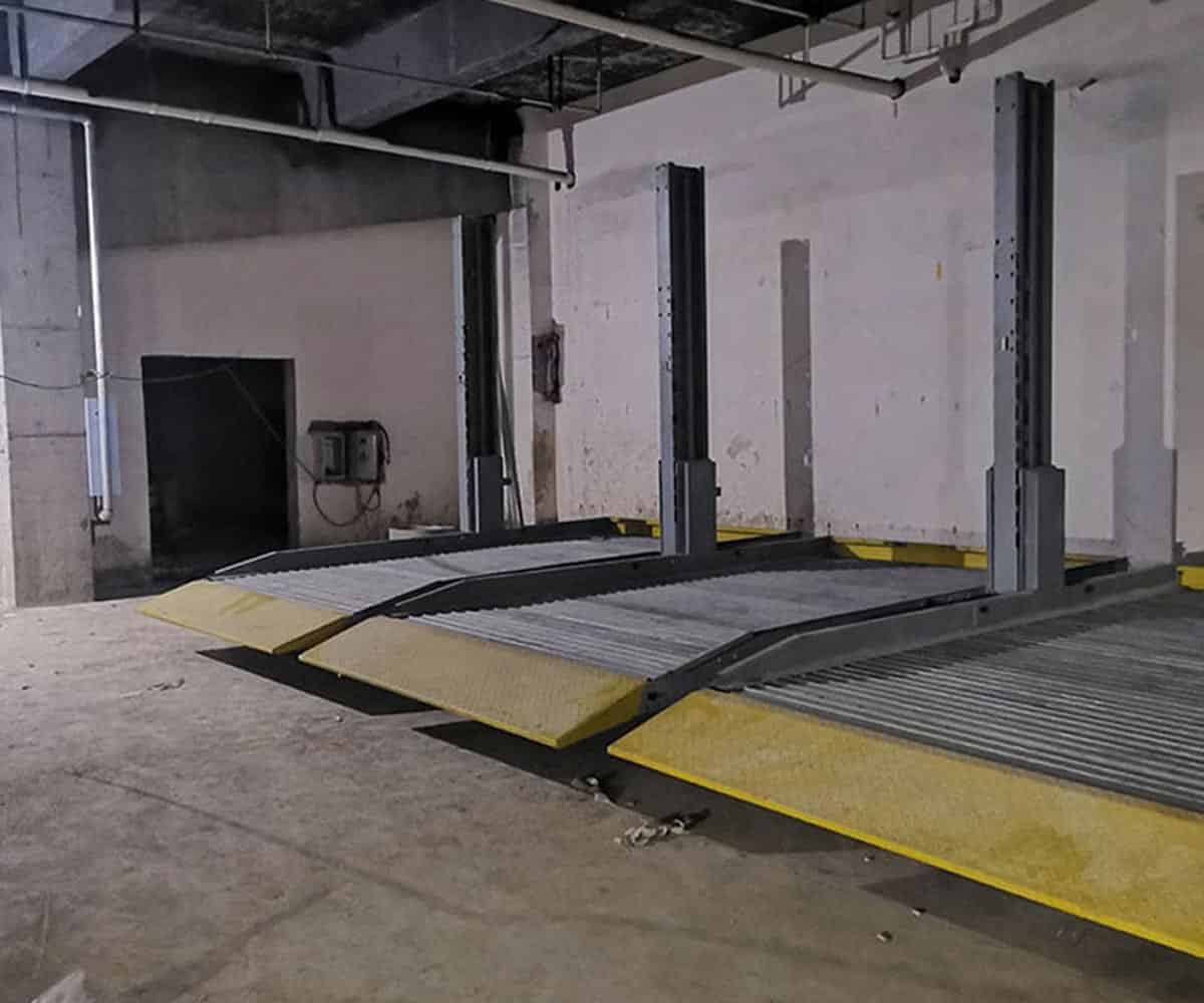 永德2層簡易式立體停車設備出租