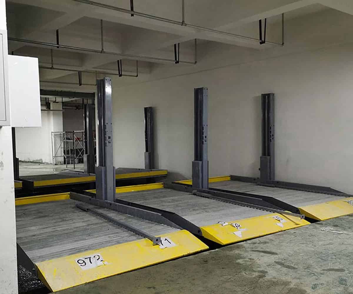 開遠(yuǎn)兩層PSH型立體停車位過驗(yàn)收