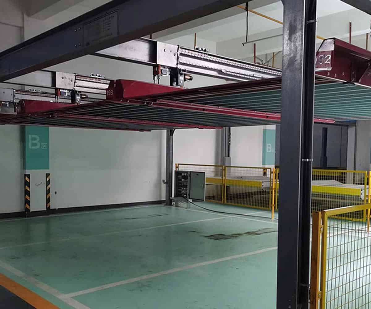 耿馬雙層升降橫移機(jī)械車庫(kù)安裝