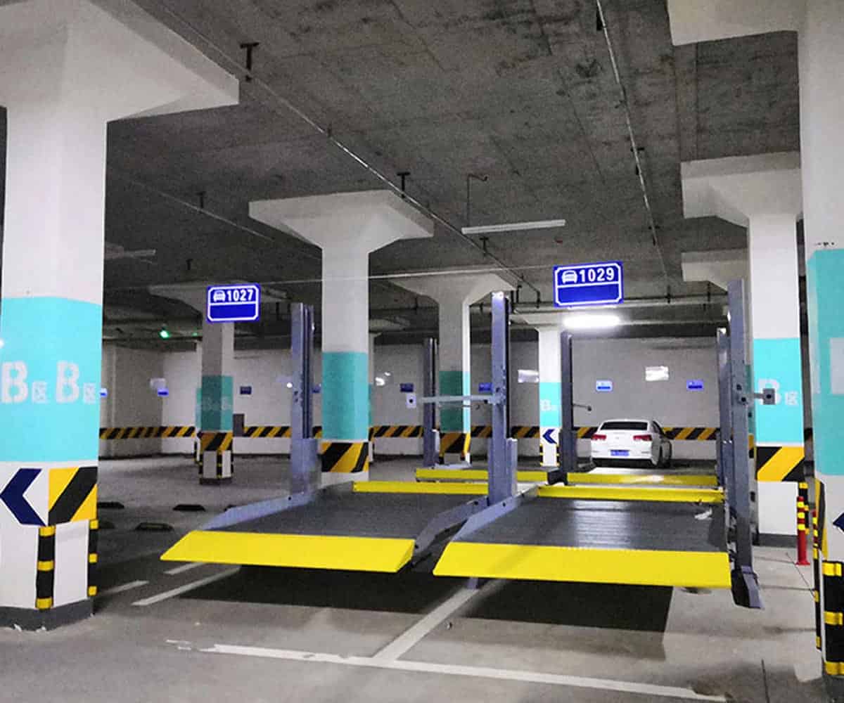 二層簡(jiǎn)易式機(jī)械停車(chē)安裝