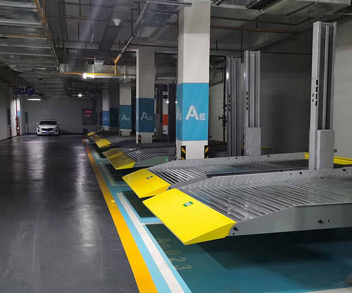 甘肅升降式立體停車設備回收