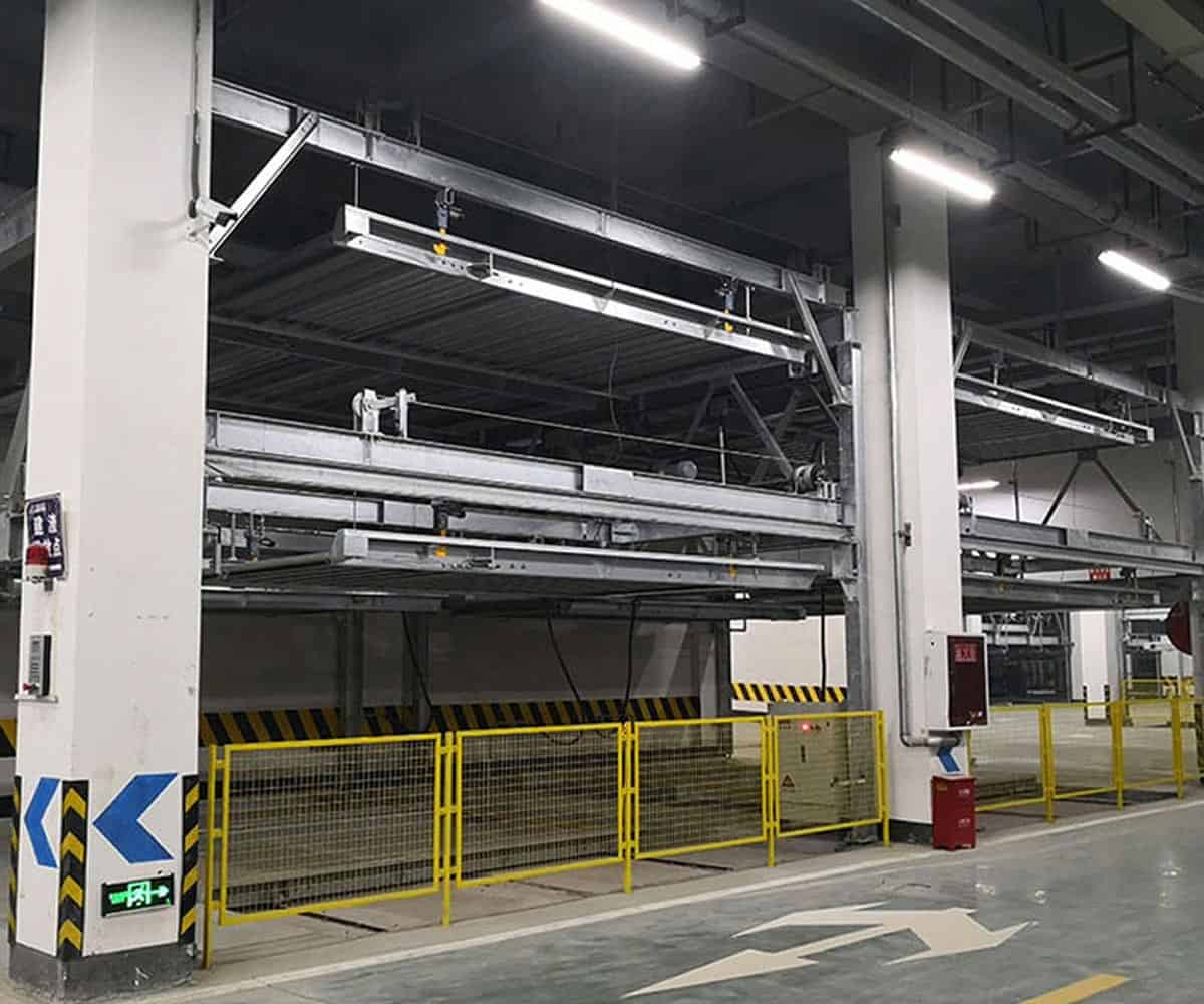 地下室簡(jiǎn)易式立體停車回收