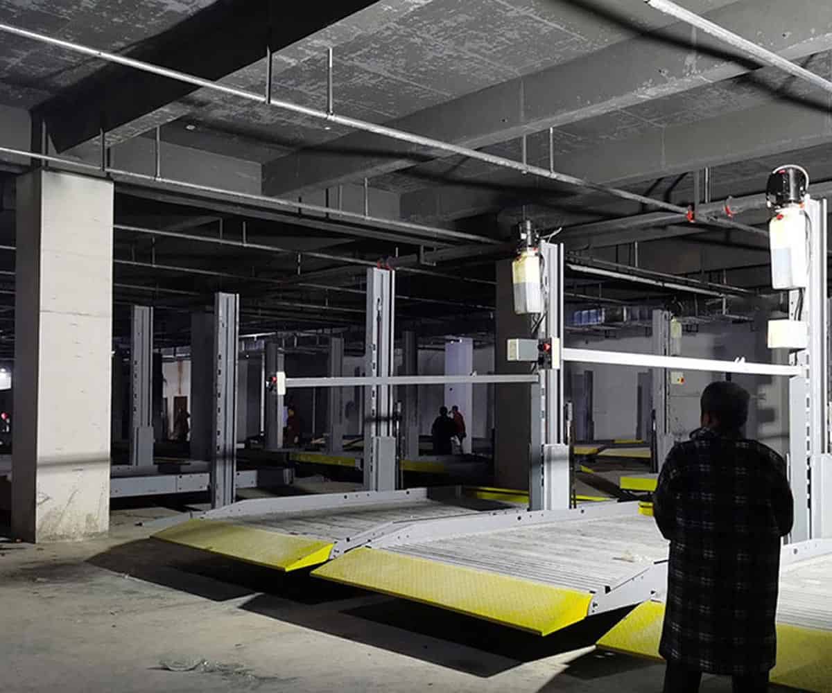 麗江二層升降機(jī)械式停車位安裝