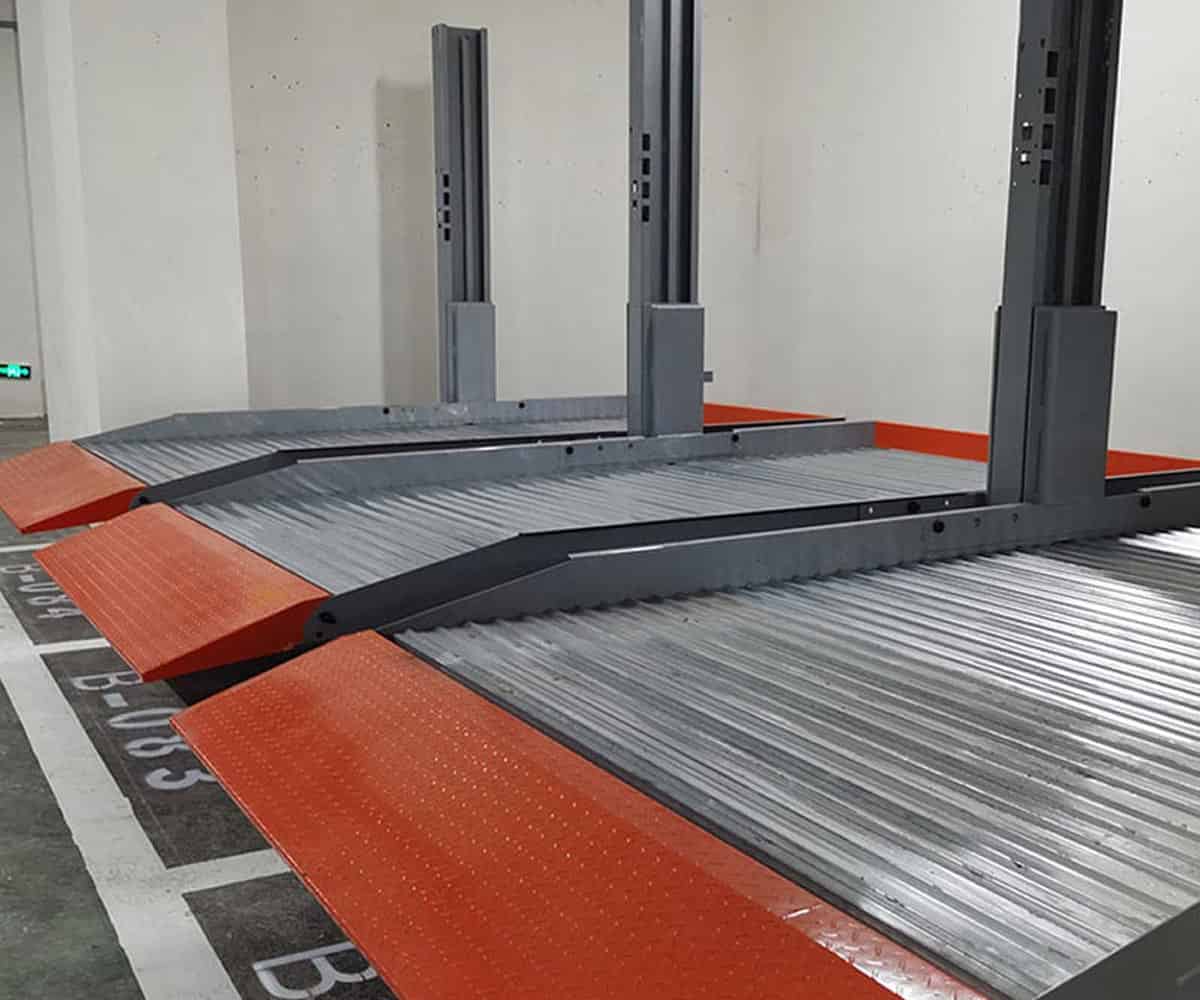 馬龍二層簡易升降類停車位過驗收