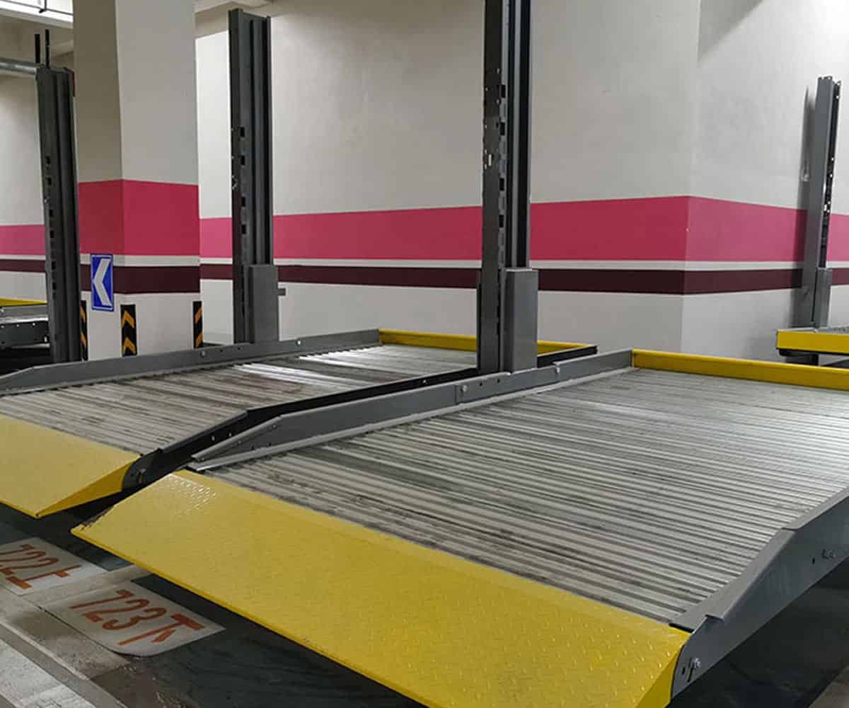 甘肅簡易式立體車庫停車設備過驗收