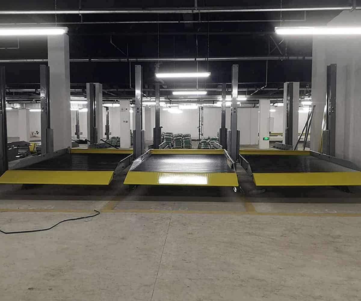 隆安PSH二層升降橫移類停車設備（重列式）技術參數(shù)