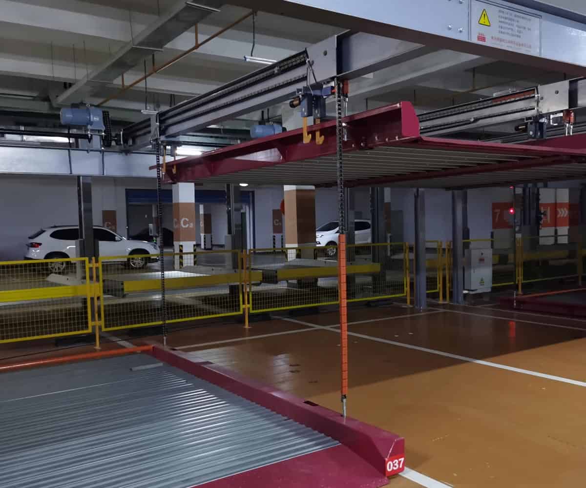 云龍2層升降式機(jī)械停車(chē)