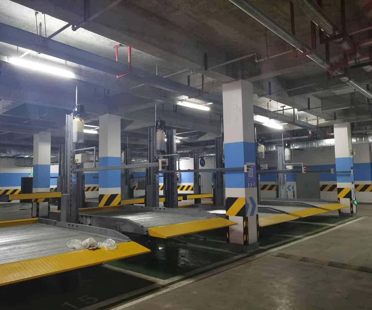 石屏兩層簡易升降機械停車庫