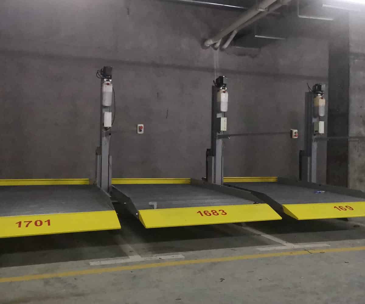 古城2層升降式立體停車位