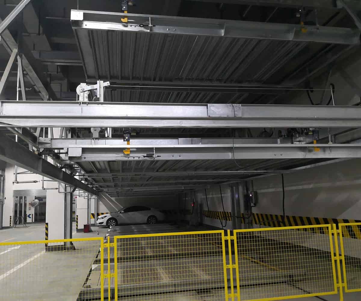 重慶二層升降平移立體停車場